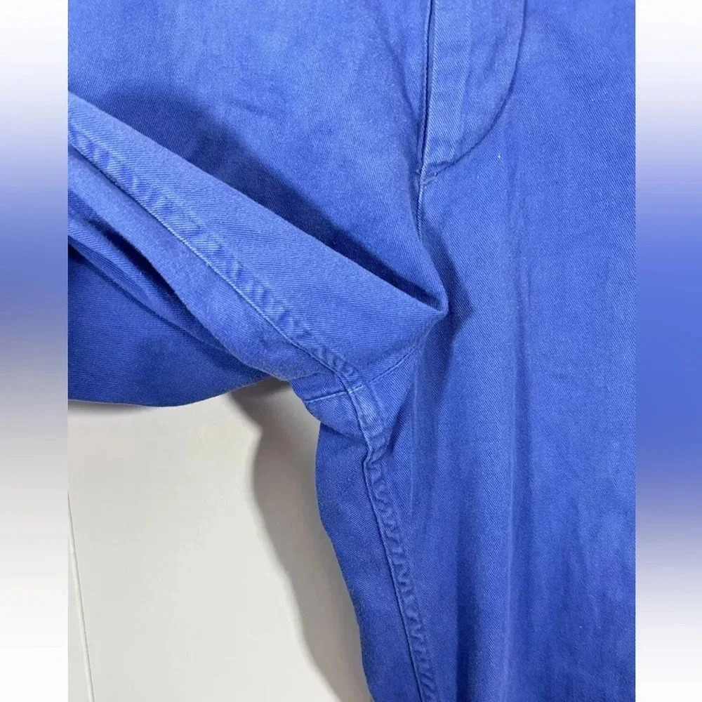 NWT VTG Polo Ralph Lauren Blue Walking Pants Fly Zip Golf Made in USA Sz L - Picture 5 of 13